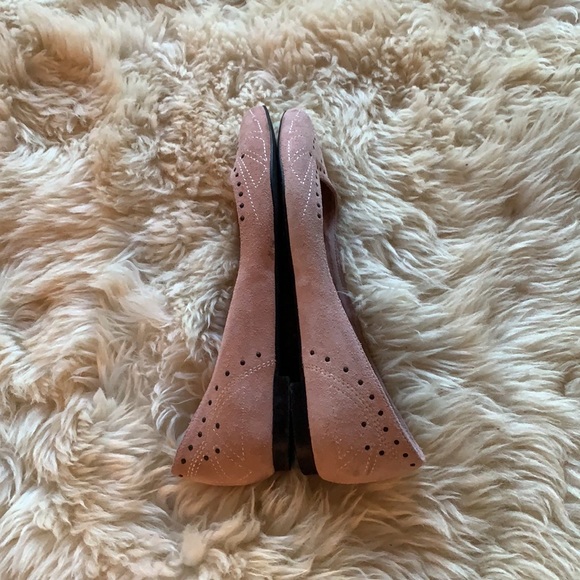 Sixtyseven ballet flats. Pink suede with studs - Picture 3 of 6